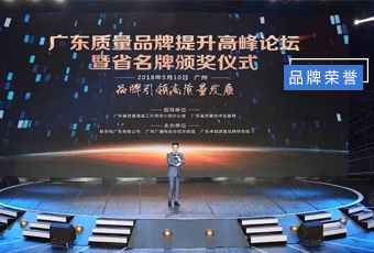 坚守品质19年，买球体育集团蝉联广东省名牌产品！